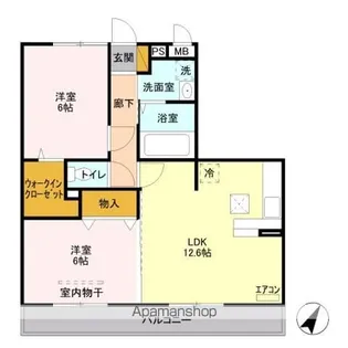 エントピア Ⅲ【1階】の間取り