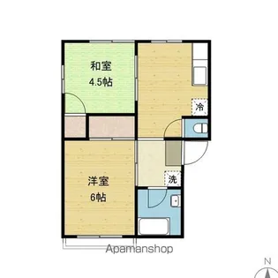 カーサK【1階】の間取り