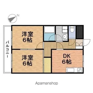 セルマーハイツ【306号室】の間取り