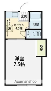 リバーサイド1番館【201号室】の間取り