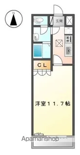 レジデンス ビット【1階】の間取り