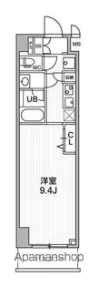 ALTERNA横濱阪東橋【11階】の間取り