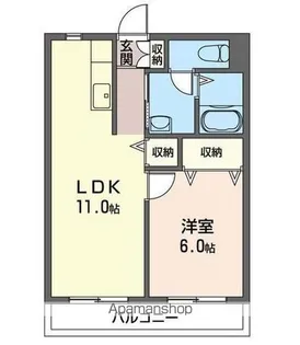 プレミールT・H【105号室】の間取り