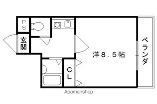 シャトールミエール【403号室】の間取り