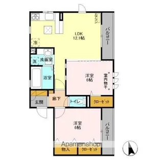 ピアチェーレ Ⅰ【1階】の間取り