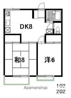 ソワールⅠ【1階】の間取り