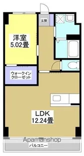 PIVOTマンション広沢【4階】の間取り