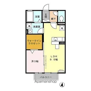 スカイメゾン【2階】の間取り