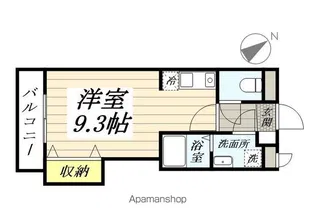 ツーハウゼ鹿嶋【206号室】の間取り