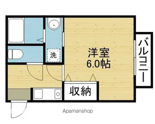 GOOD LIFE鶴橋【201号室】の間取り