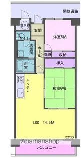 アーク北上502【502号室】の間取り