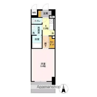 フロンティア・コンフォート研究学園【6階】の間取り