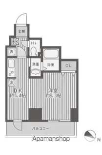 レジディア蒲田【2階】の間取り