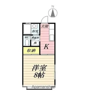 春日ハイツ【1階】の間取り
