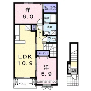サンパティ【2階】の間取り