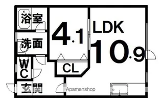 ハイムグランツ【2階】の間取り