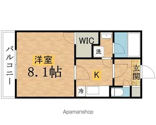 ORIENS Ⅱ【102号室】の間取り