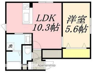 ラ・ルーナ【101号室】の間取り