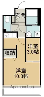 ウィンズウッド【3階】の間取り