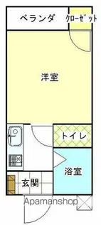 ハーミットマンション【103号室】の間取り