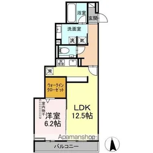 セレスティア南荒子【3階】の間取り