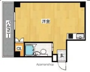 プレイン美野島【6階】の間取り