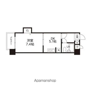 ライオンズマンション上杉西【303号室】の間取り