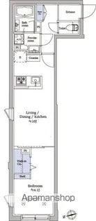 アトリオフラッツ中野【2階】の間取り