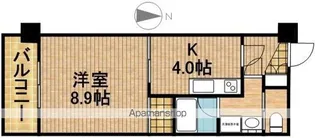 エクシード田町【9階】の間取り