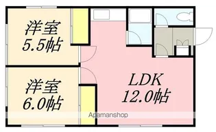ロジュマンジャンティ【103号室】の間取り