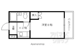 レジデンス・タイコー【3-G号室】の間取り