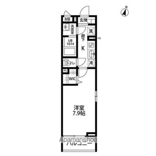 アイリスフジ【3階】の間取り