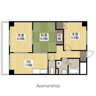 ルネッサンス末森【6階】の間取り
