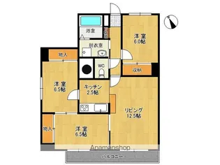 CENTER CITY③【307号室】の間取り