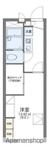 レオパレス秀峰【2階】の間取り