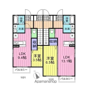 クアトロ681【1階】の間取り
