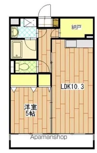 ラ・メゾン・プルニエ【1階】の間取り