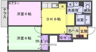 エトワール【1階】の間取り