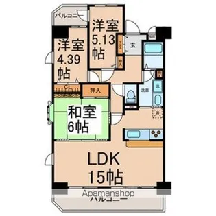 ロジェ千種【8階】の間取り