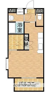 サンライズコート【6階】の間取り