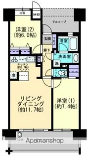 D'グラフォート福山【6階】の間取り