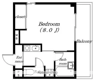 クッキィーセタ【4階】の間取り