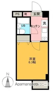 東京都杉並区高円寺北2丁目【マンション】の間取り