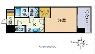CAVANA TENJIN MINAMI(旧HMリバーサイド天神【12階】の間取り