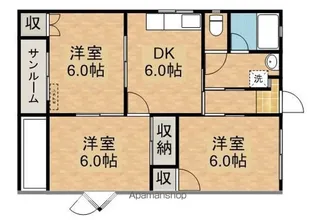 サンリブレ寿【2階】の間取り