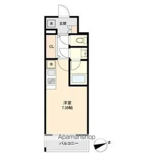 マリオン城西【306号室】の間取り