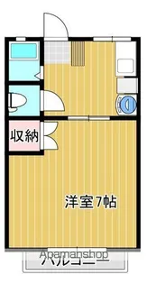 シティハイムコーポセブン【203号室】の間取り