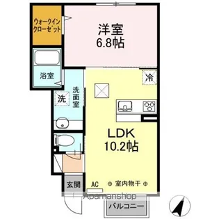 リ・ブロン【1階】の間取り