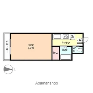 レジデンス速星【2階】の間取り