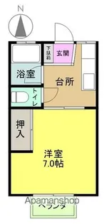 スカイコーポ【201号室】の間取り